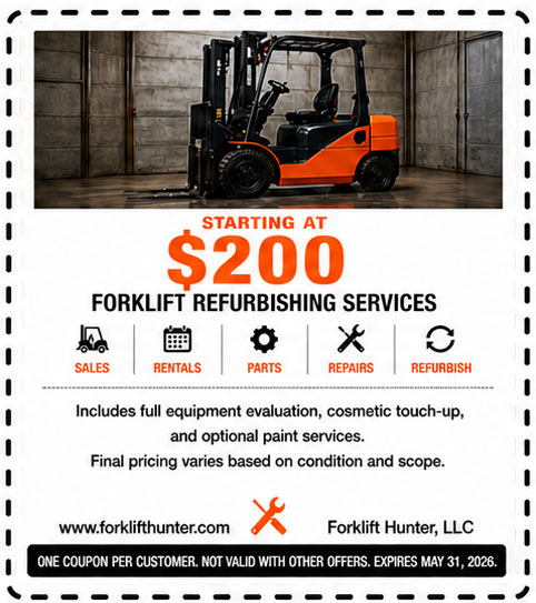 Forklift Refurbishing Coupon