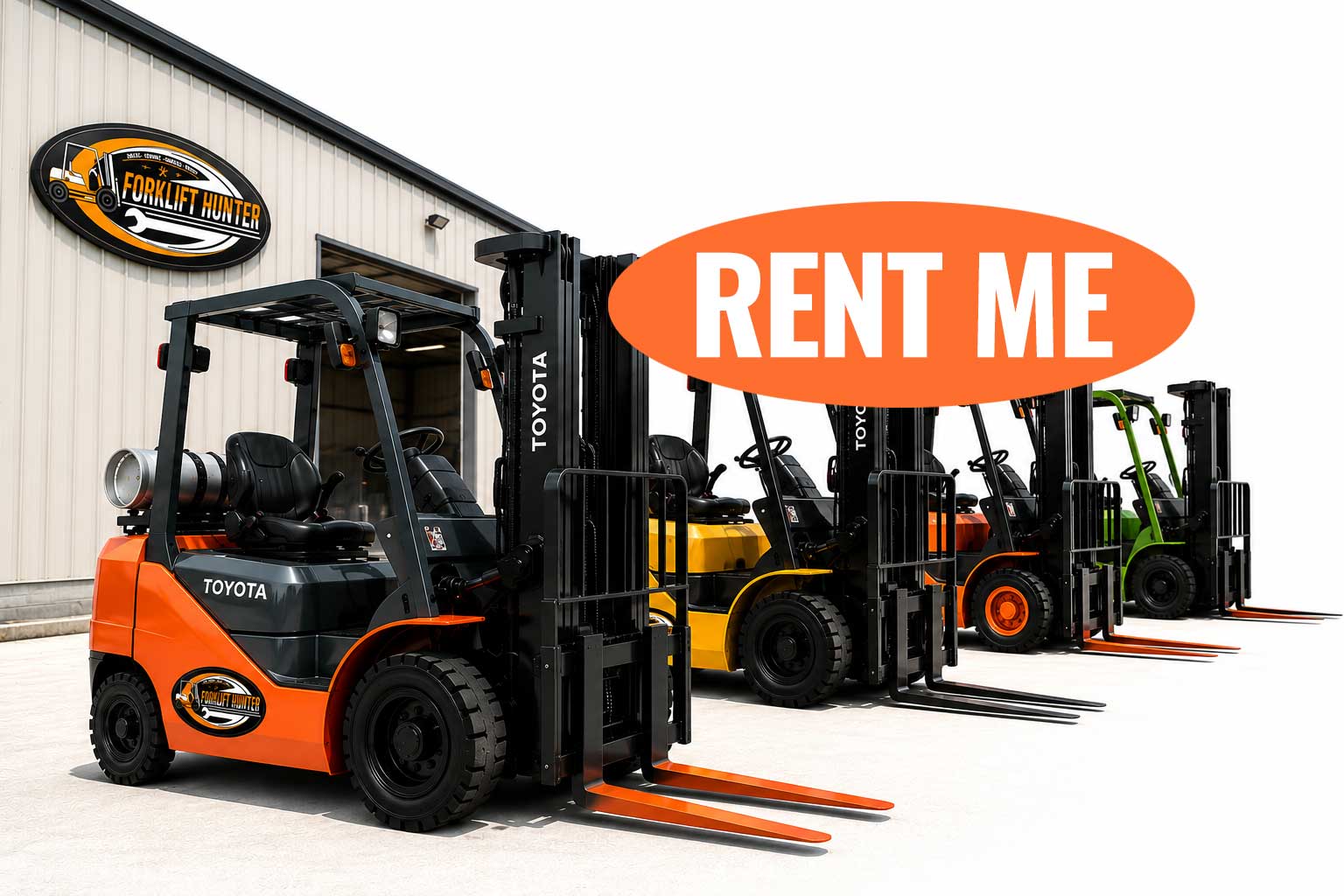 Forklift rentals from Forklift Hunter LLC
